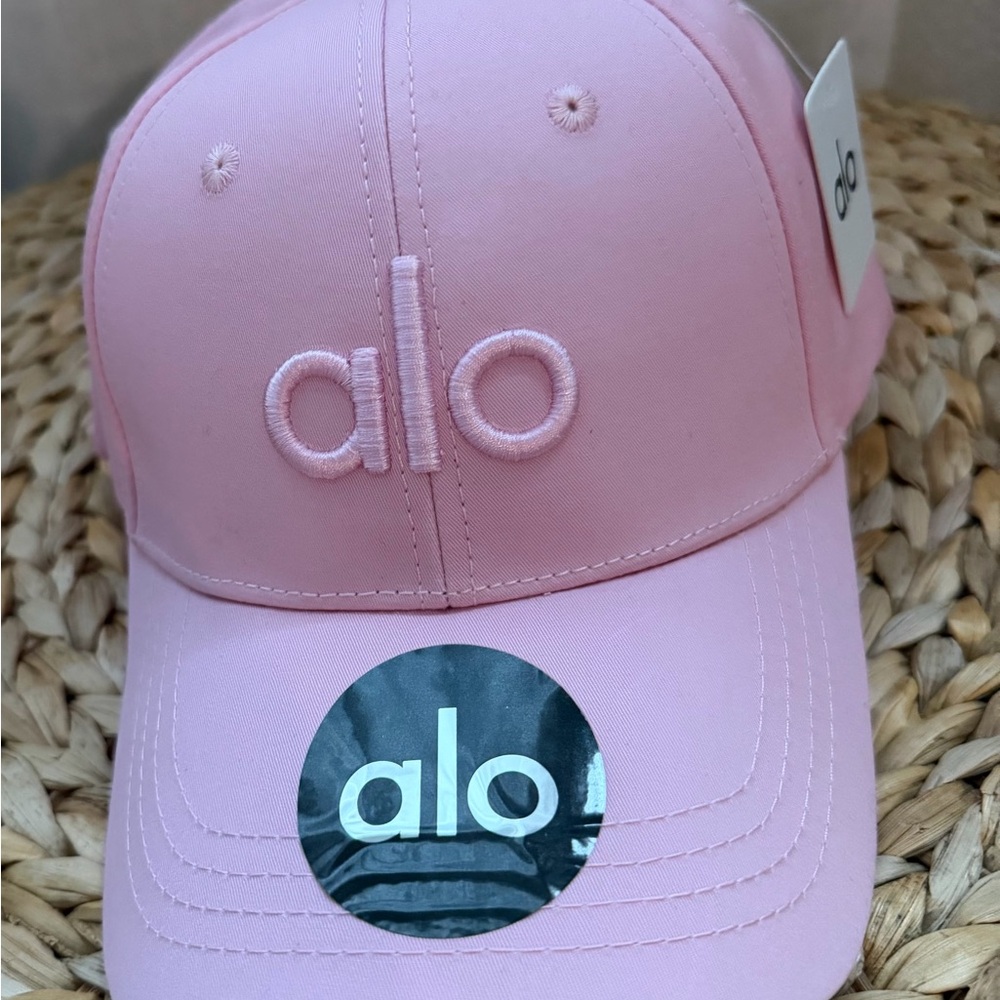 Alo Yoga Pink Baseball Can, One Size, New